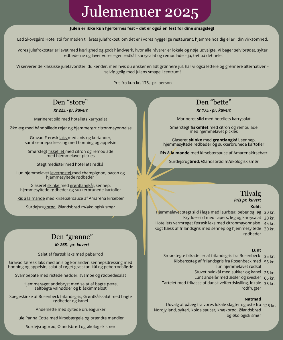 Julemenu 2025